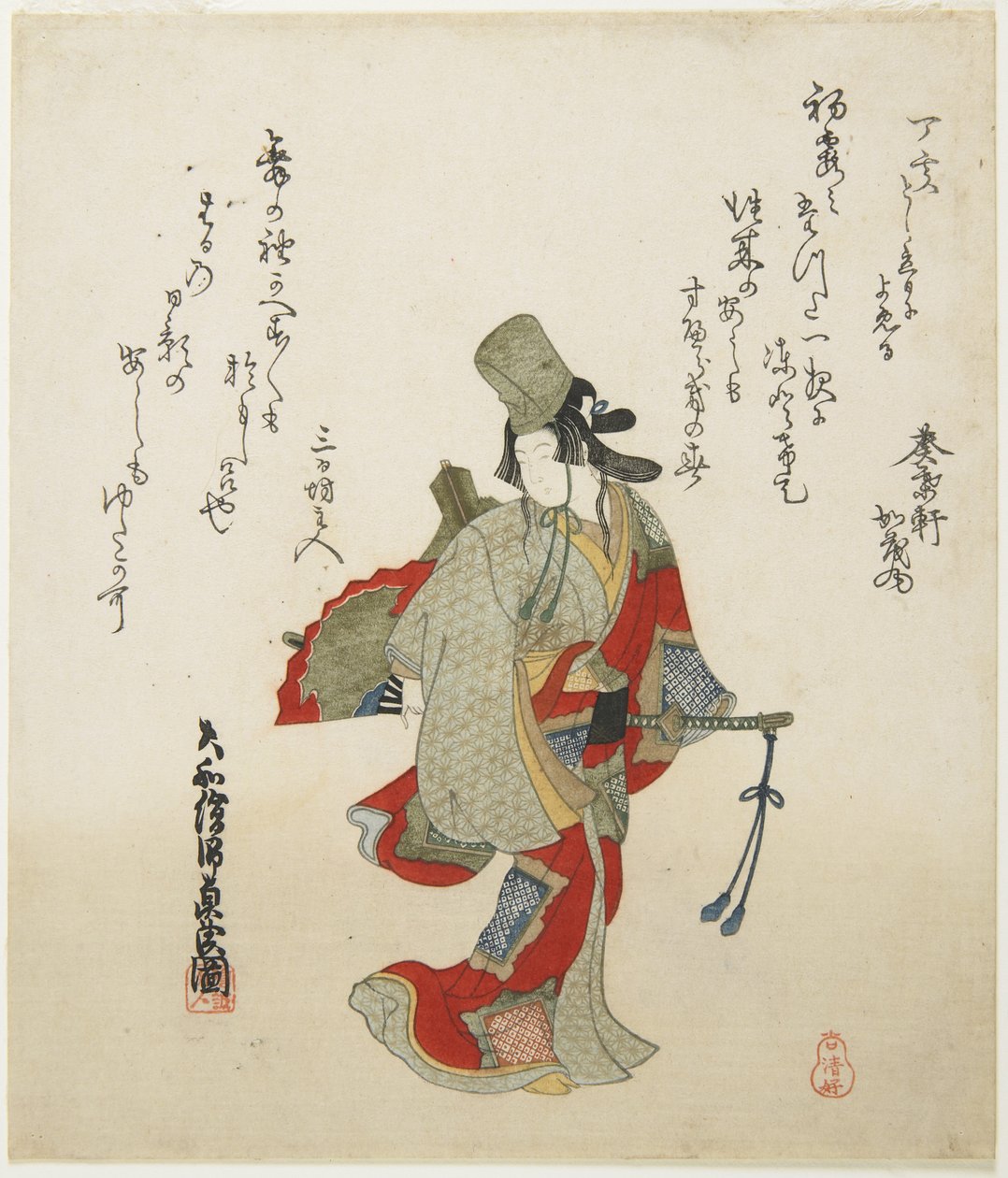 Female Dancer, 19th century by Ishi Matora