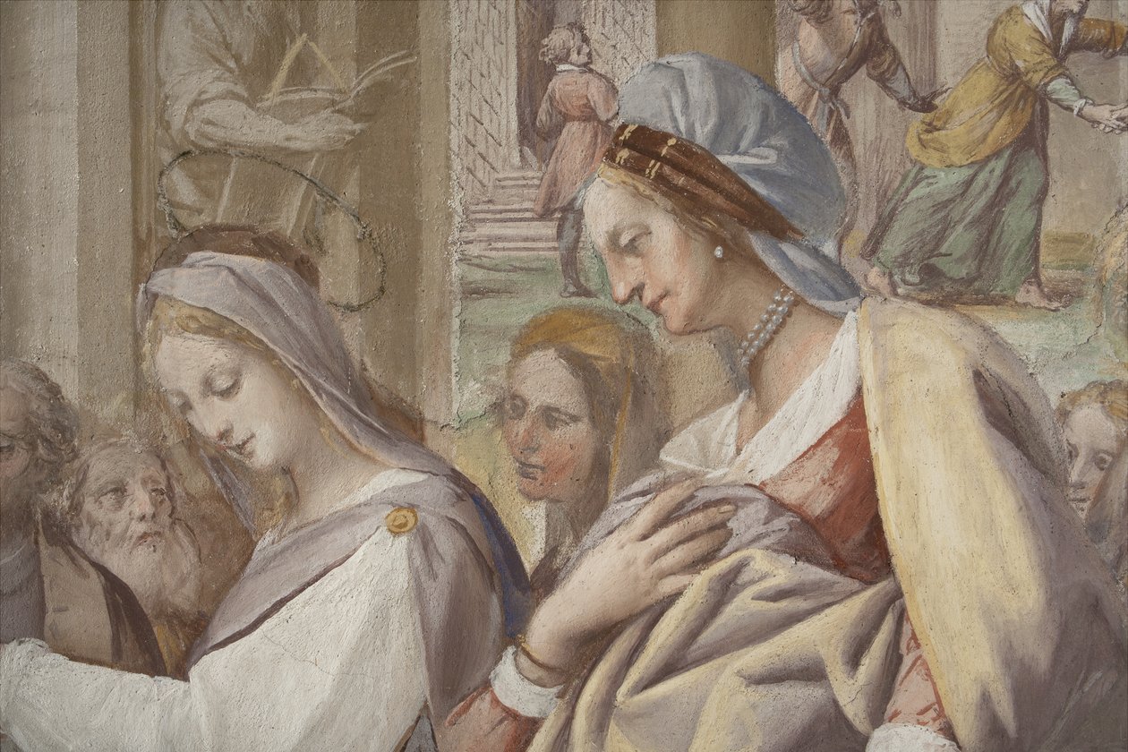 (Detail) The Marriage of the Virgin Mary by Isidoro Bianchi