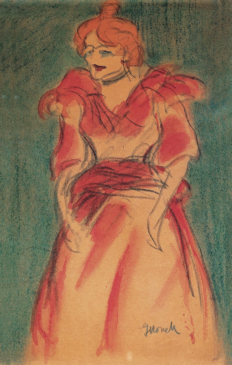 Cabaret Singer by Isidre Nonell