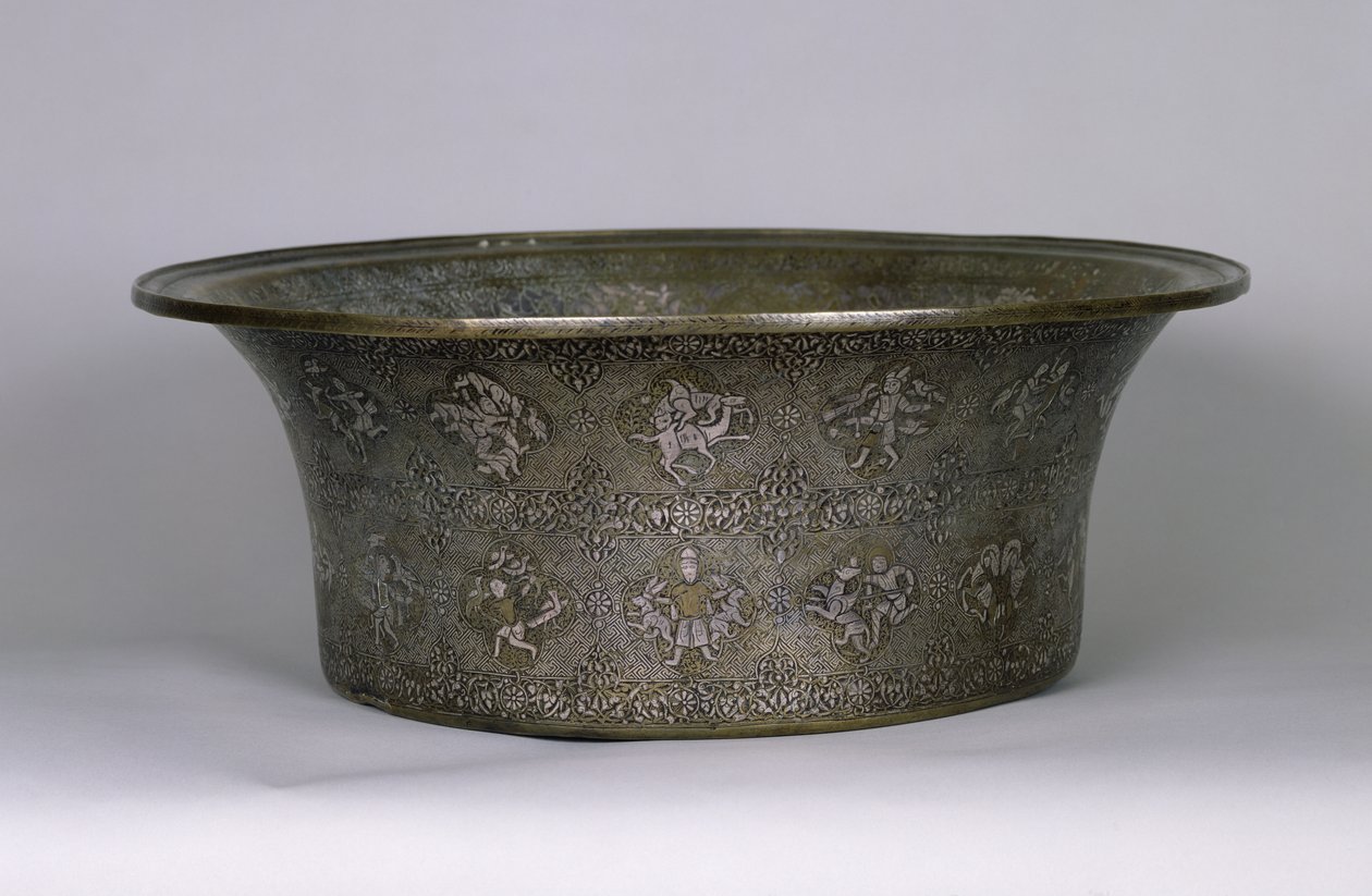 Basin with the name of Sultan Al-Malik Al-Adil, Ayyubid Period by Islamic School