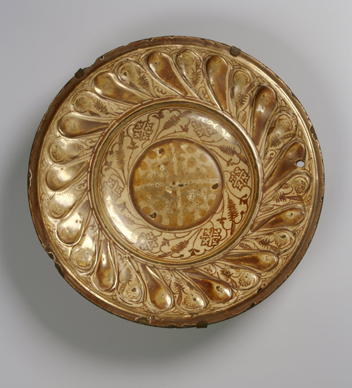 Decorated Dish, Moorish by Islamic School