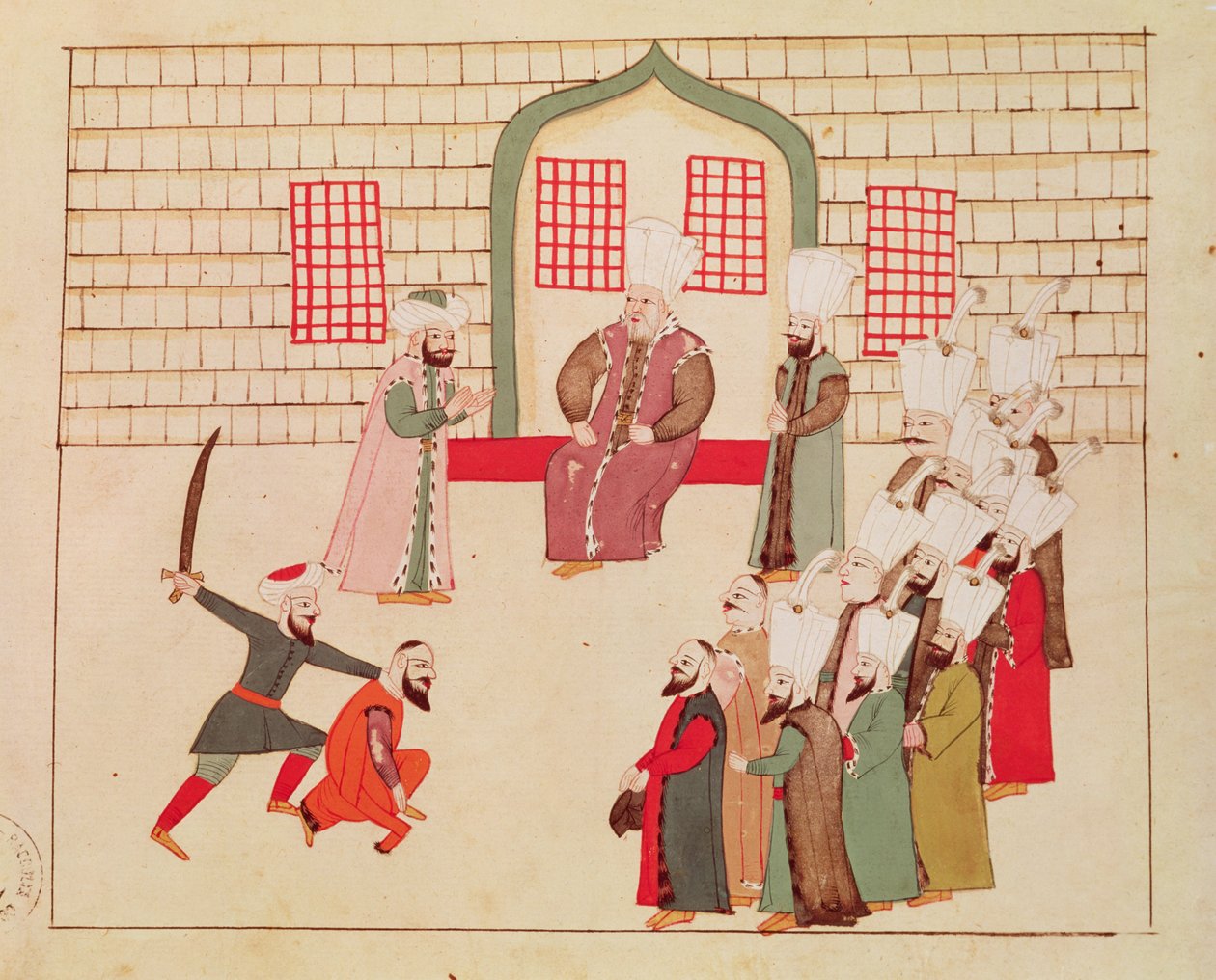 A Vizier Watching an Execution by Islamic School