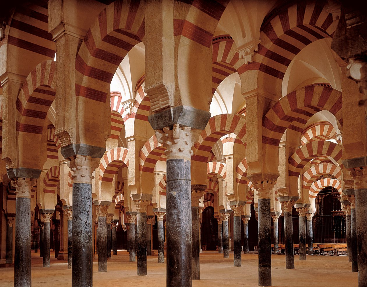 The Arches and Porticos of the Mosque-Cathedral of Córdoba by Islamic School