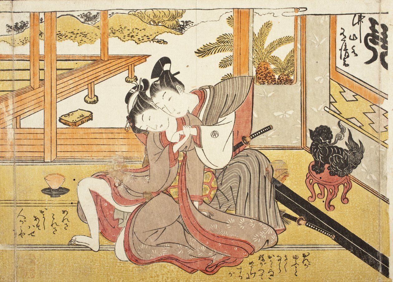 Untitled picture from an erotic album by Isoda Koryusai