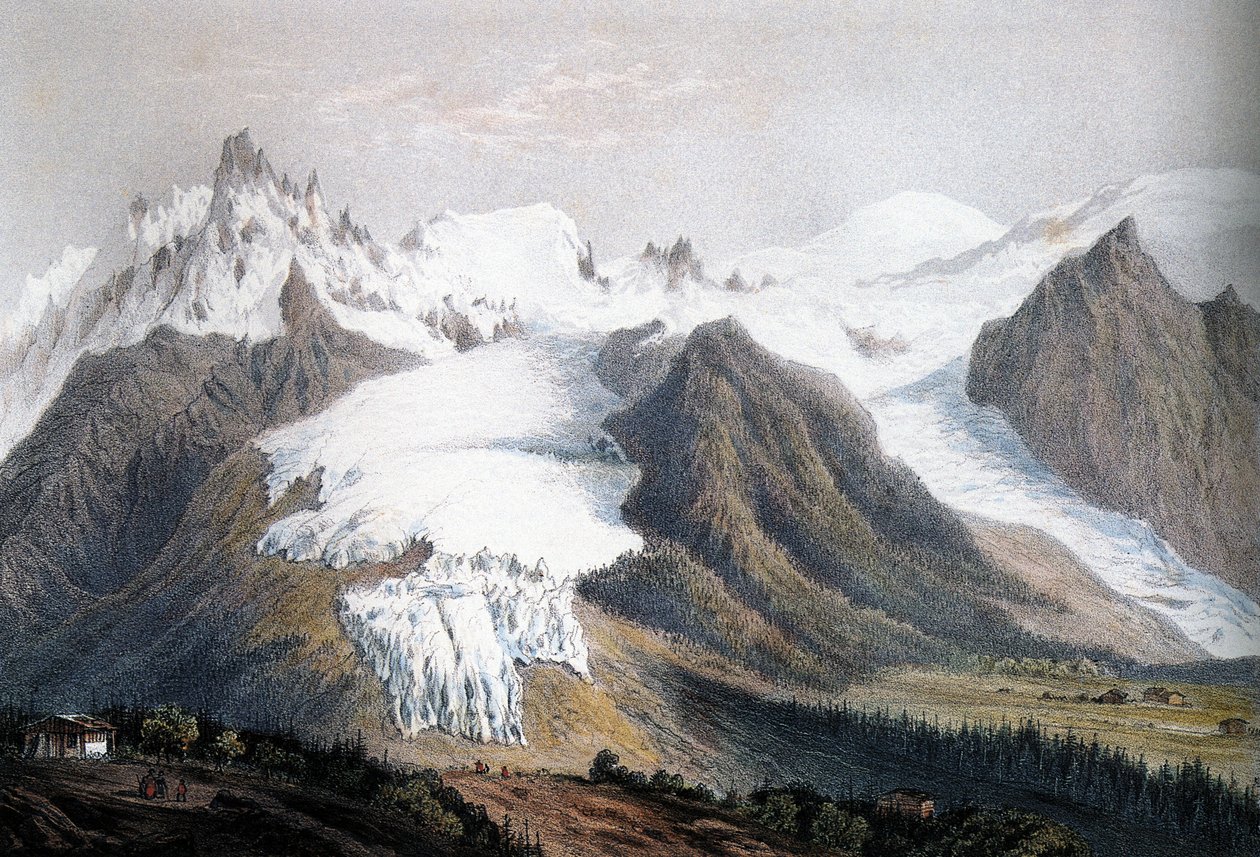 Mont-Blanc Massif by Isodore Laurent Deroy