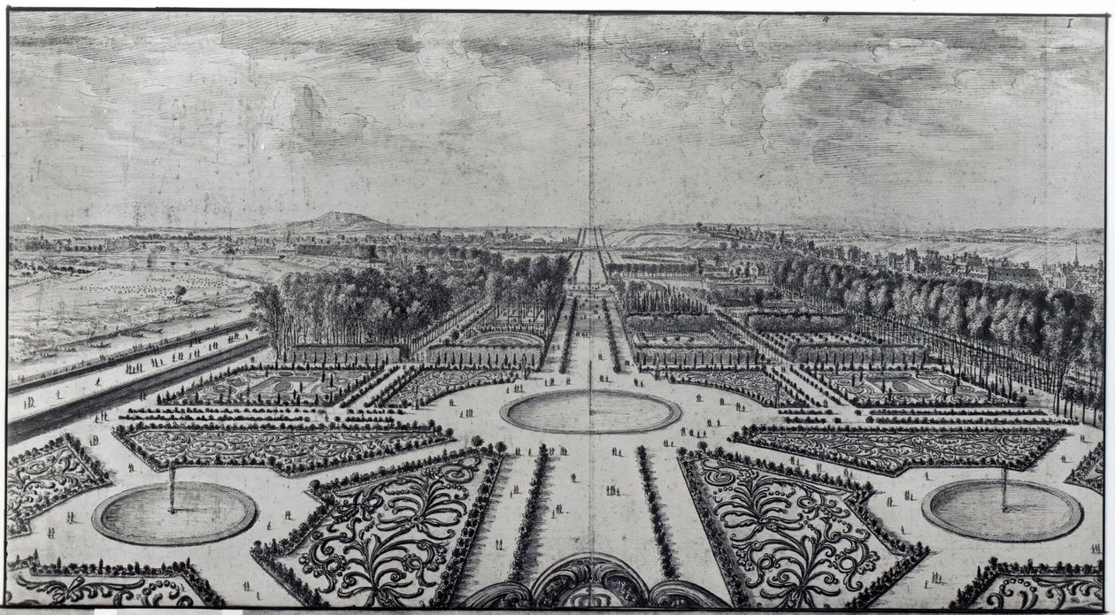 The Tuileries Garden by Israël Silvestre the Younger
