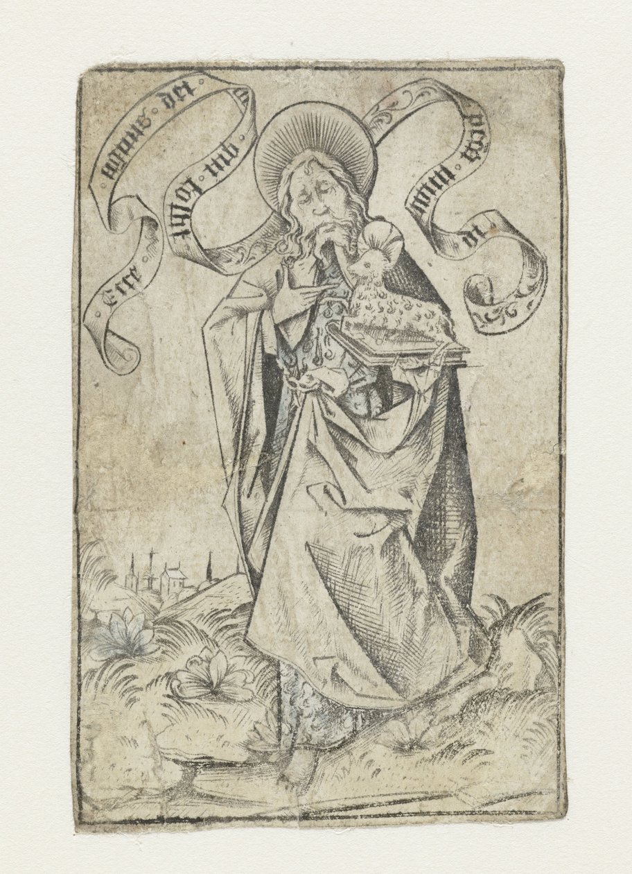 John the Evangelist by Israhel van Meckenem