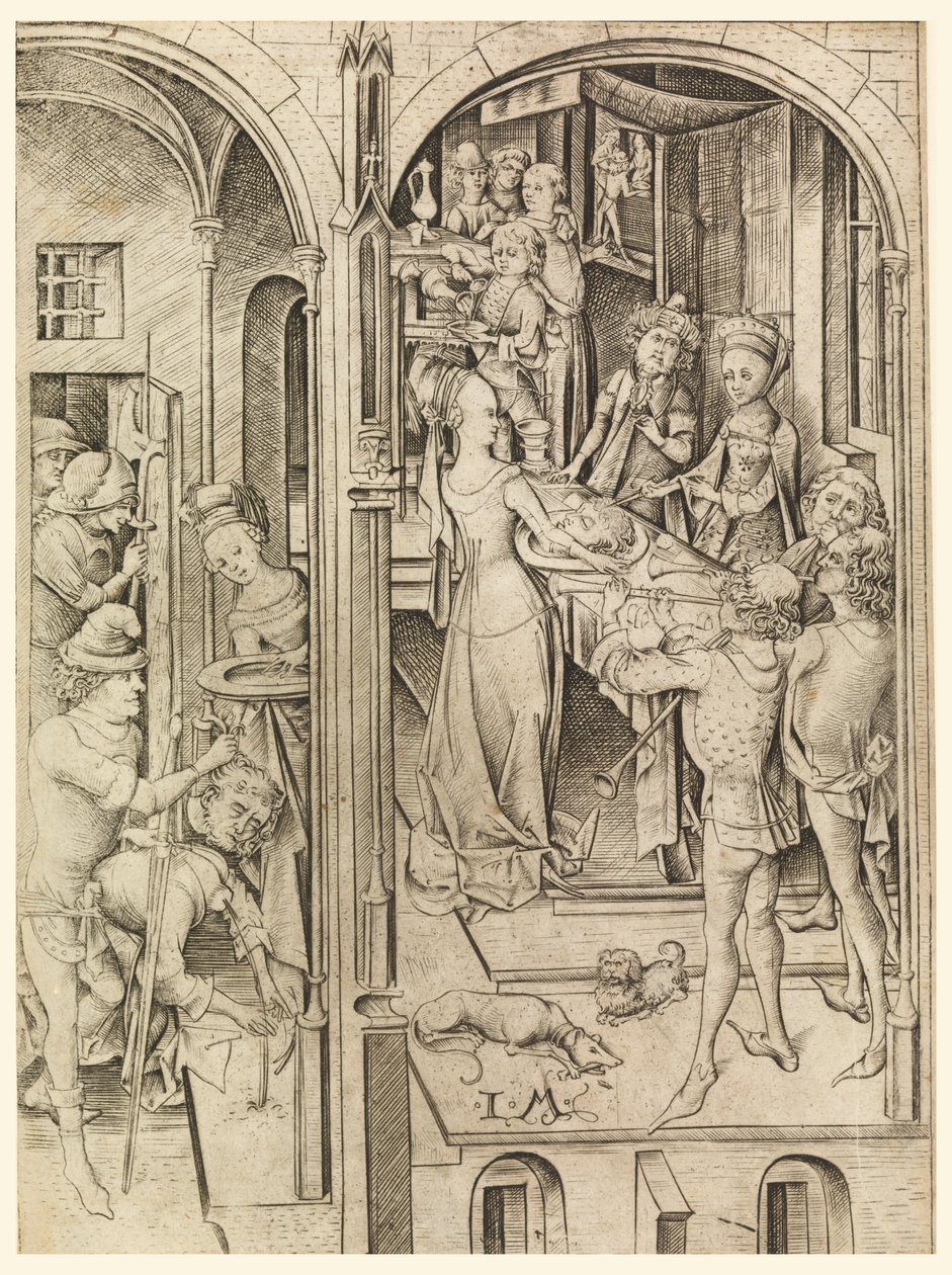 The Beheading of John the Baptist by Israhel van Meckenem