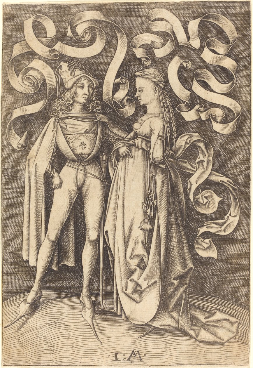 The Knight and the Lady by Israhel van Meckenem