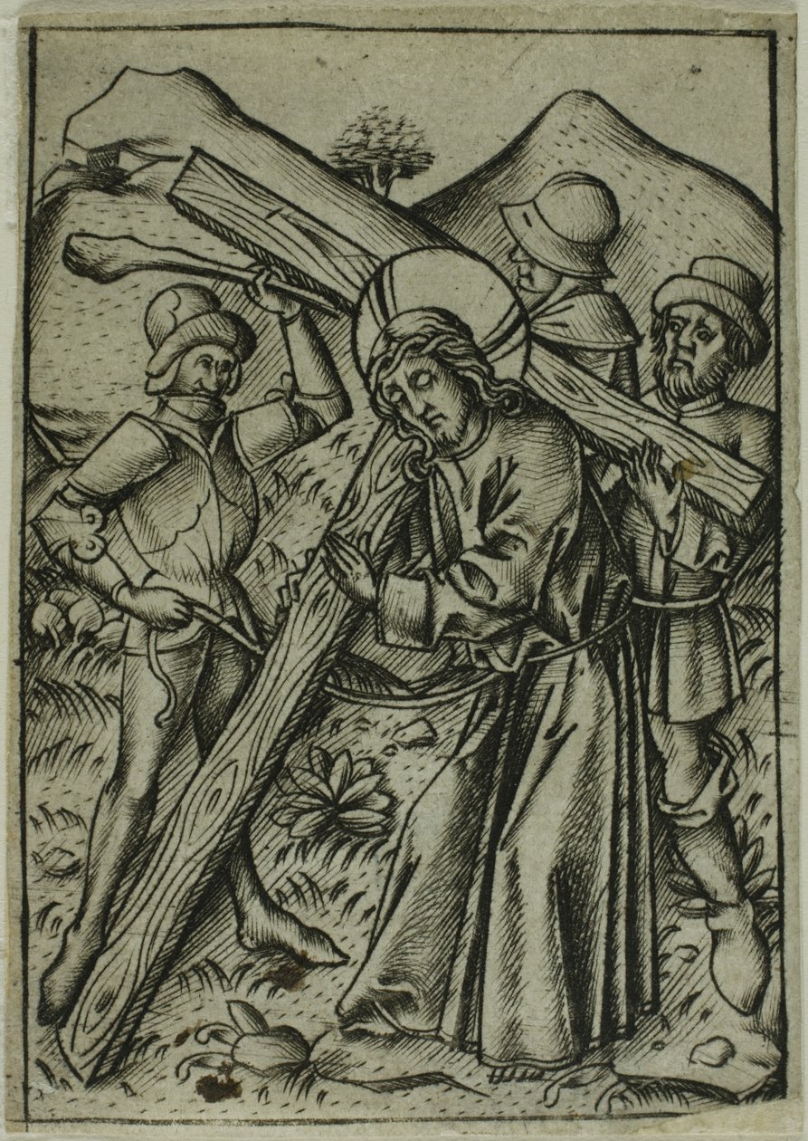 Christ Bearing the Cross by Israhel van Meckenem the younger
