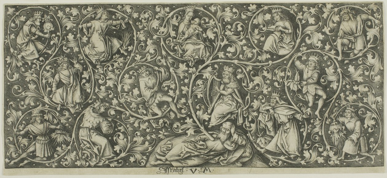 Ornament with the Tree of Jesse by Israhel van Meckenem the younger