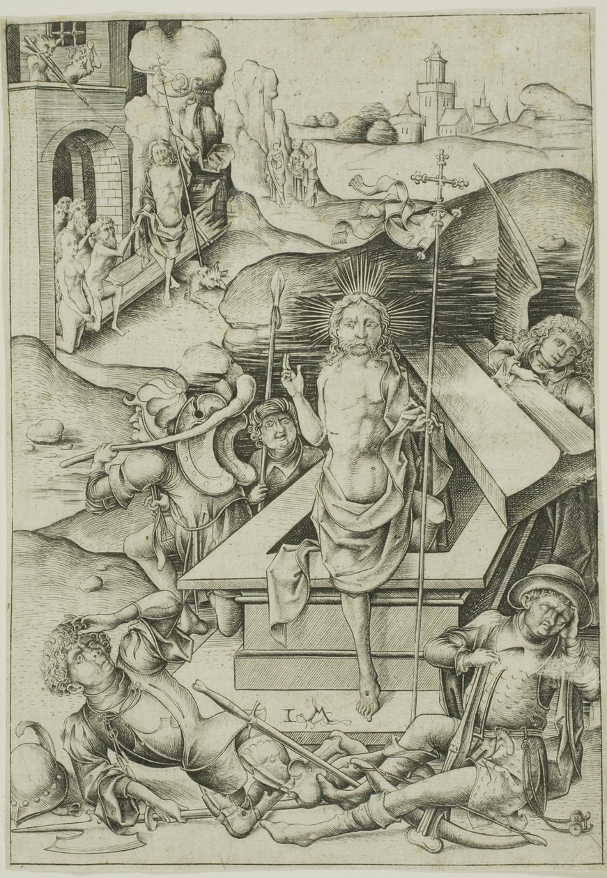 The Resurrection by Israhel van Meckenem the younger