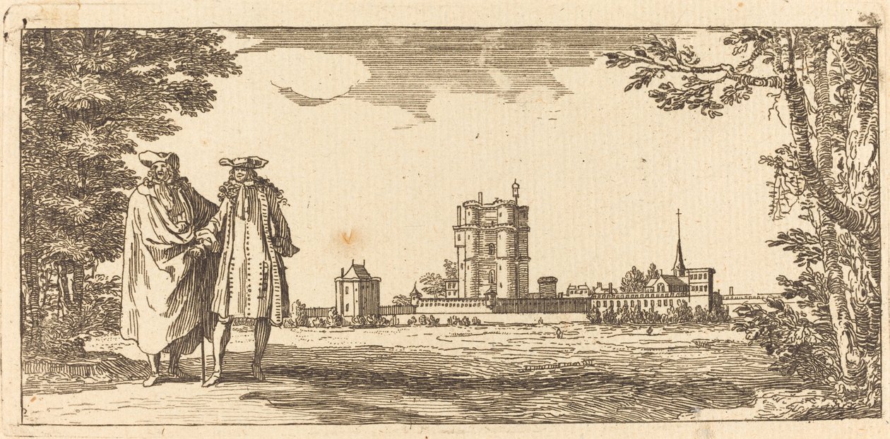 General Plan of the Castle and Small Park of Vincennes by Israël Silvestre