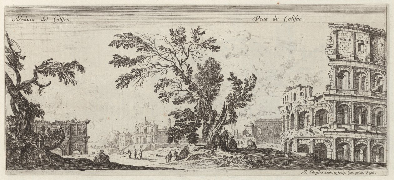 View of the Colosseum by Israël Silvestre
