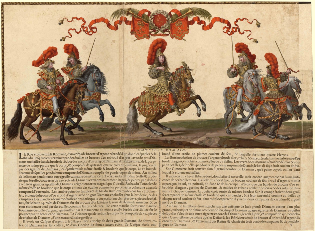 Grand Cavalcade Given in Paris in 1662, 1670 by Israël Silvestre the Younger