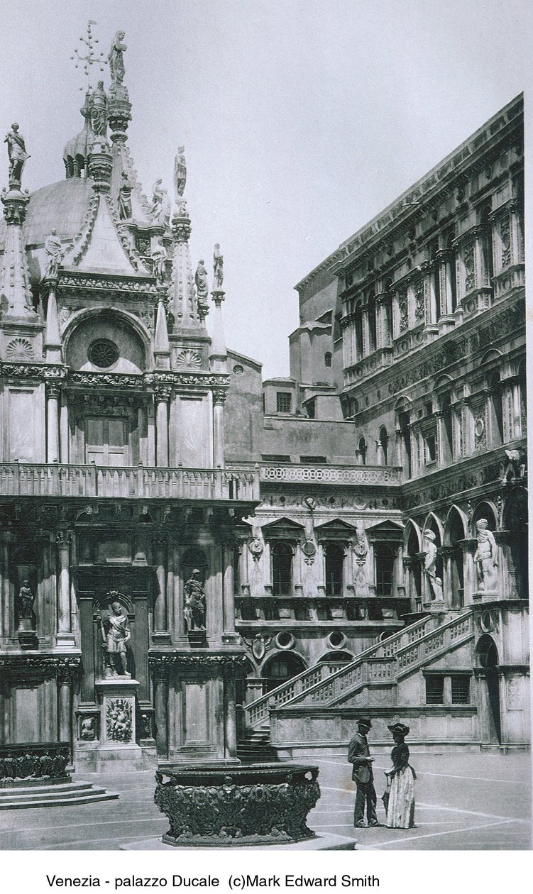 The Palazzo Ducale and Scala dei Giganti by Italian Photographer