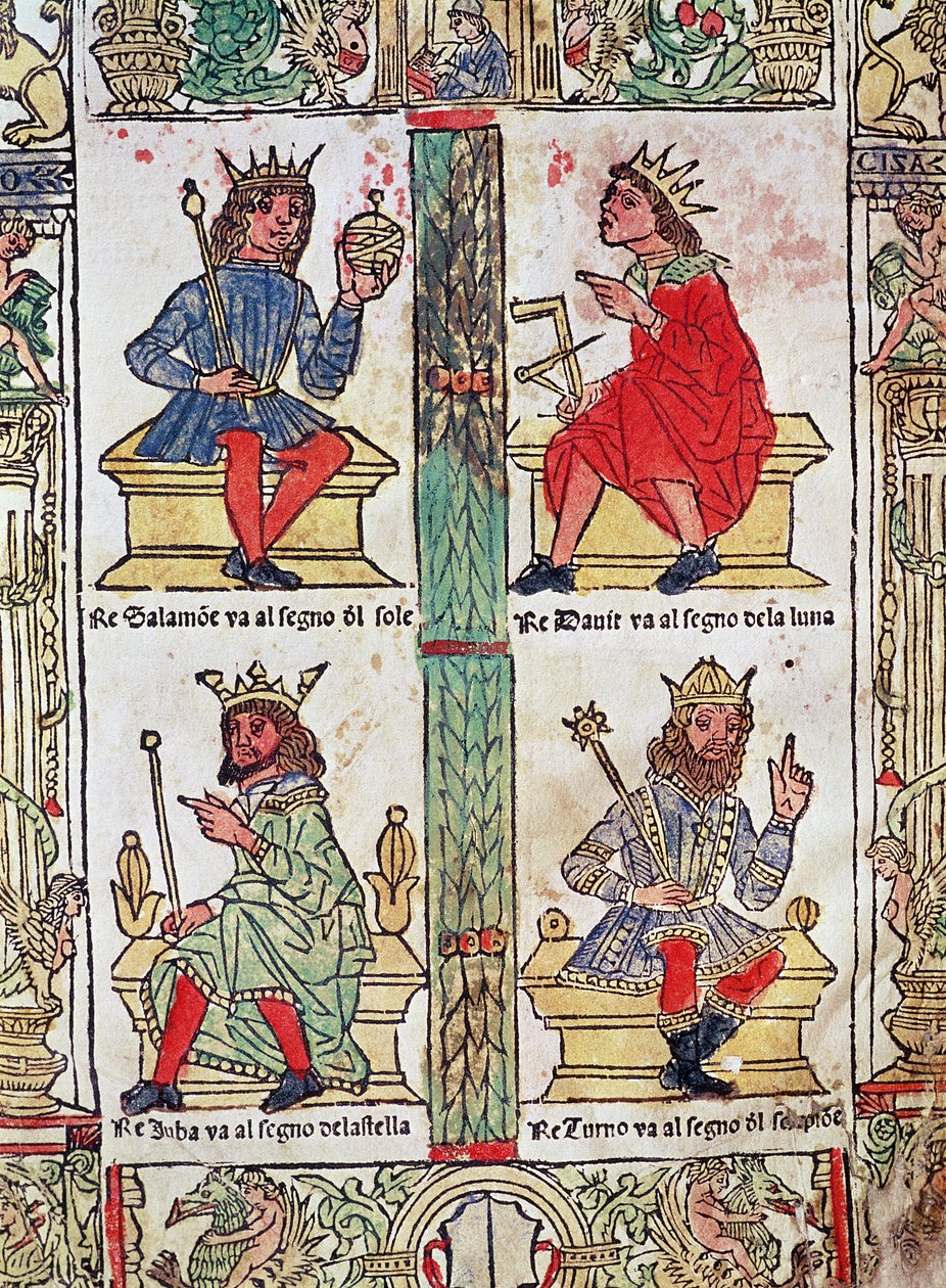 King David, Solomon, Luba and Turnis, from 
