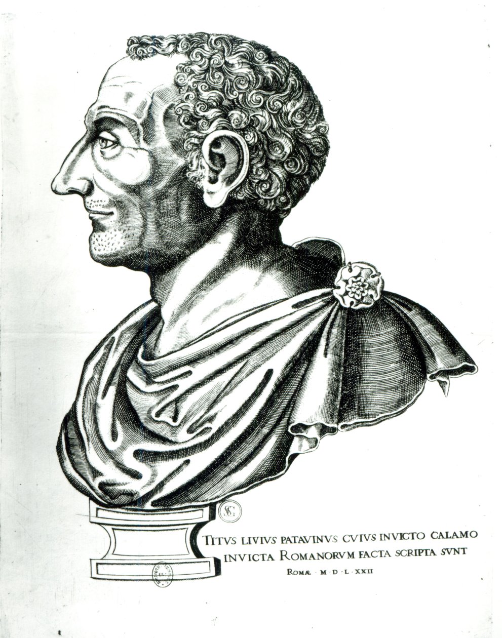 Portrait Bust of Titus Livius Known as Livy, 1622 by Italian School