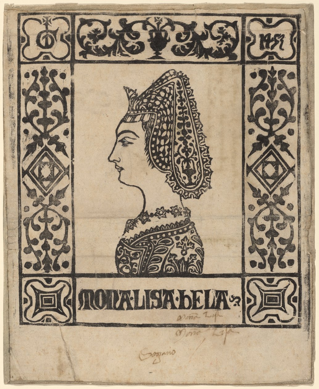 Mona Lisa by Italian 15th Century