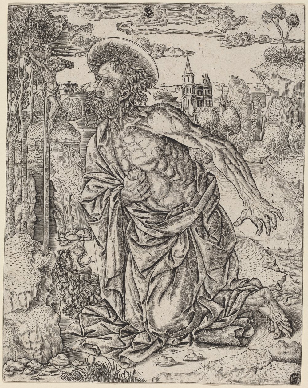 Saint Jerome in Penitence by Italian 16th Century
