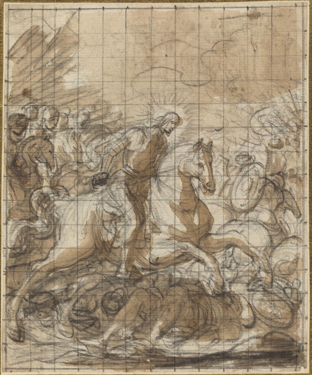Saint James Defeating the Infidels by Italian 17th or 18th Century