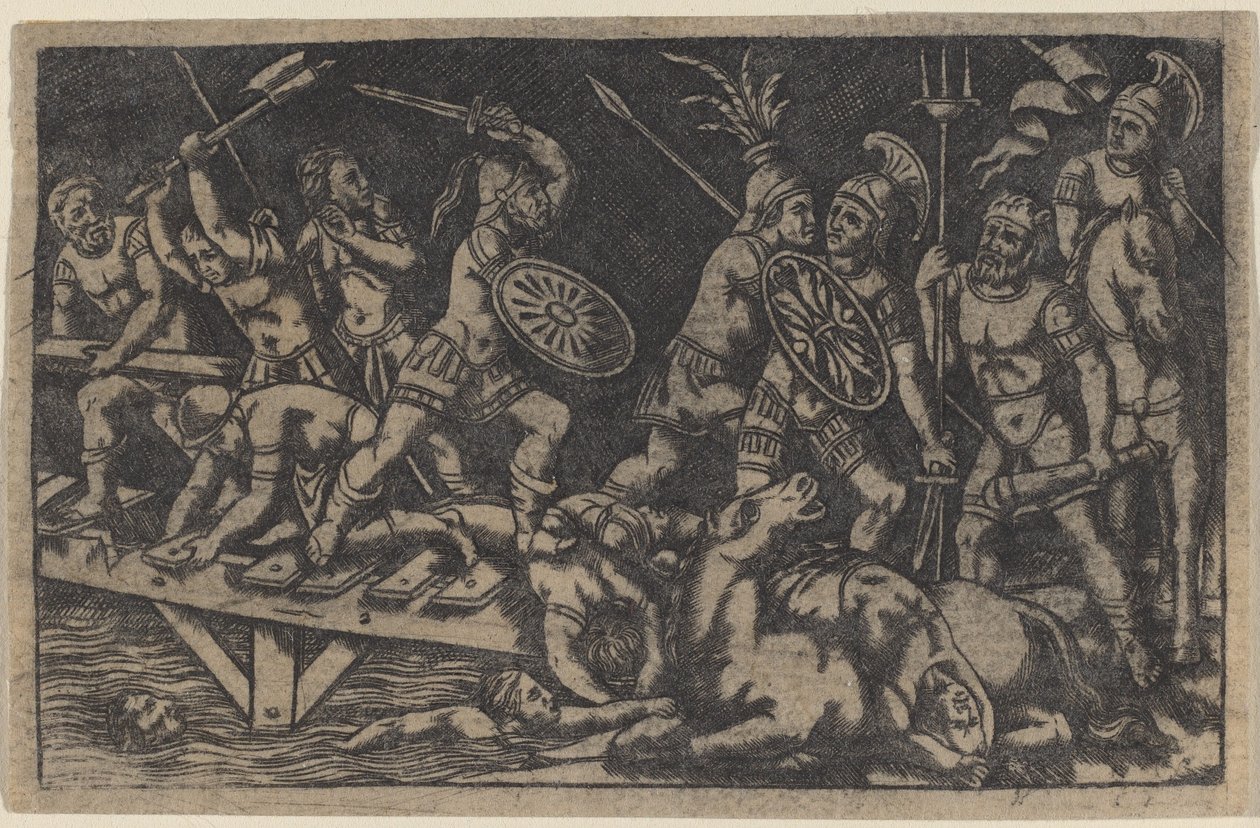 Horatius Cocles by Italian 18th or 19th Century