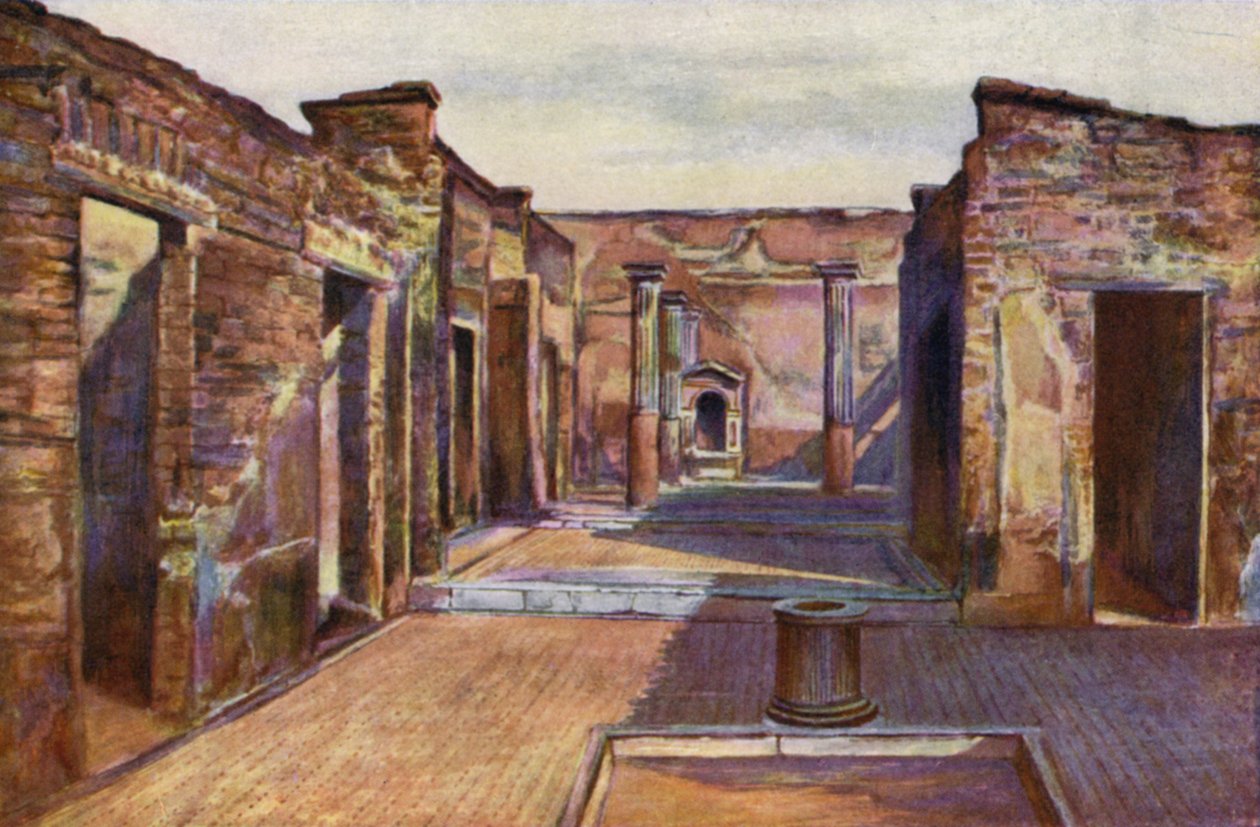 House of the Tragic Poet, Pompeii, Italy by Italian Photographer