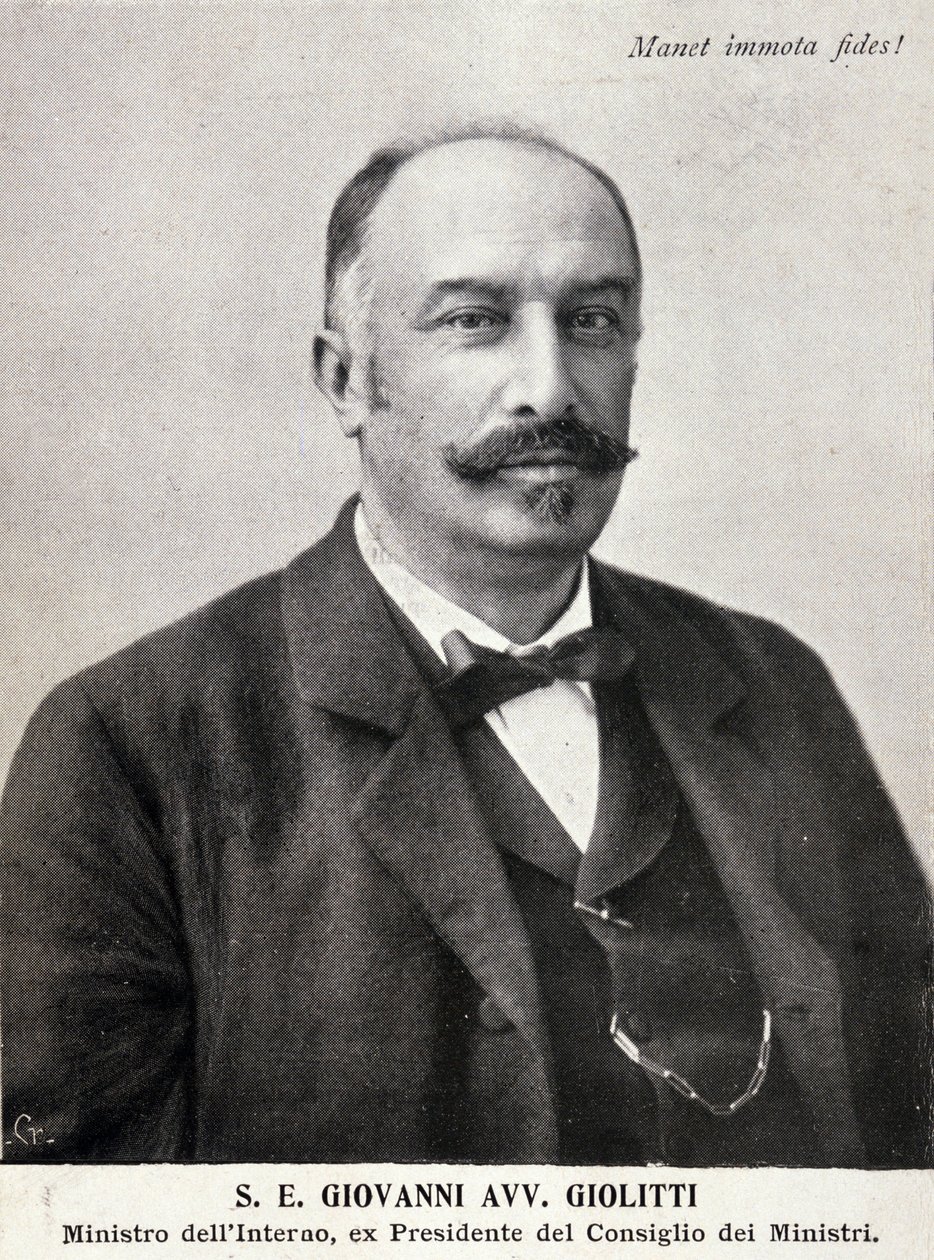 Portrait of Giovanni Giolitti, Italian politician by Italian Photographer