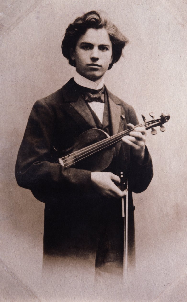 Portrait of Jan Kubelik by Italian Photographer