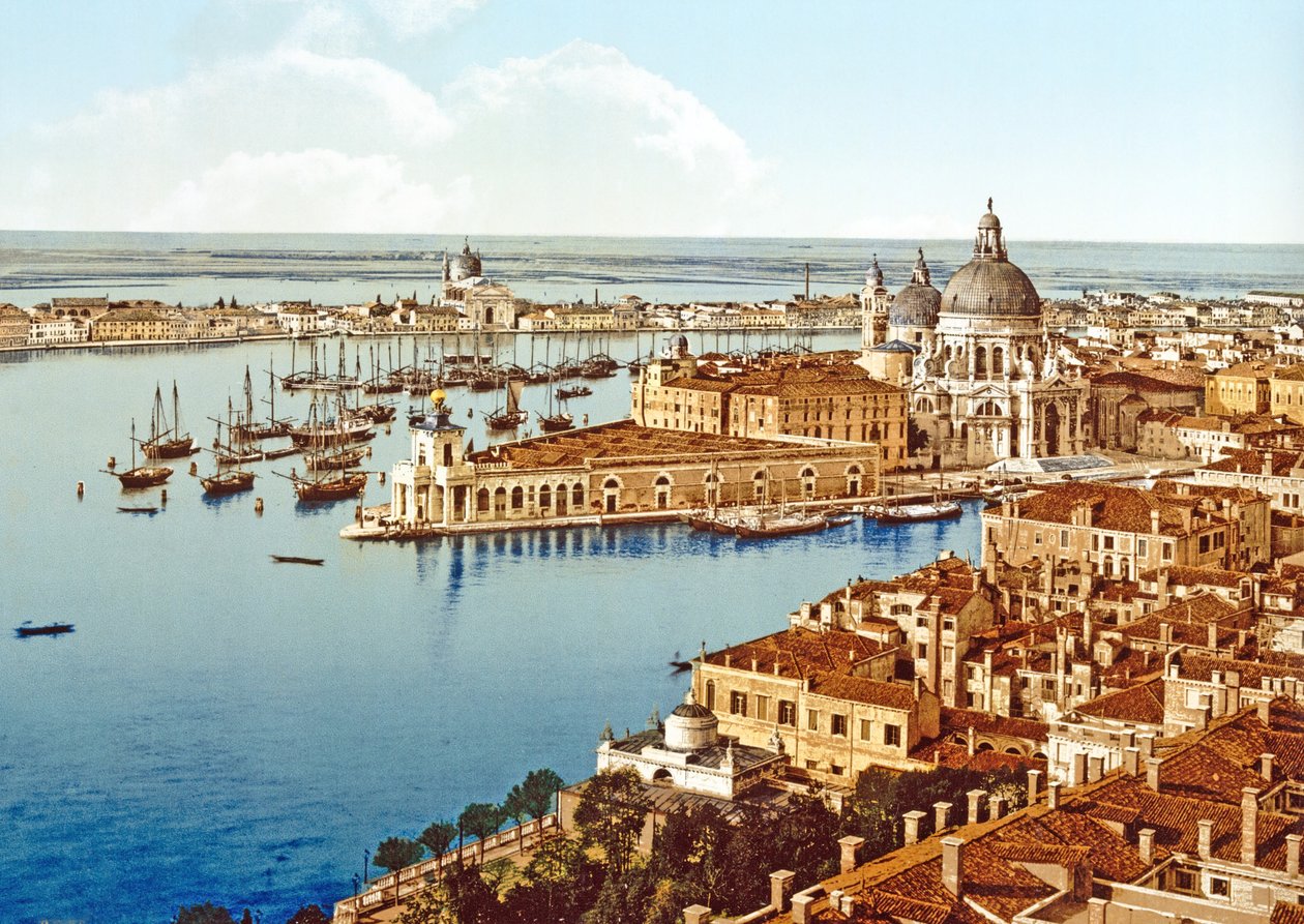 Santa Maria della Salute from the Campanile Tower in St. Mark