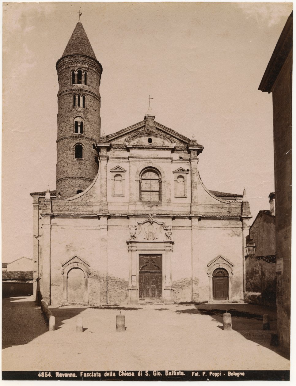 St John Baptist Church, Ravenna, Italy, ca 1900 by Italian Photographer