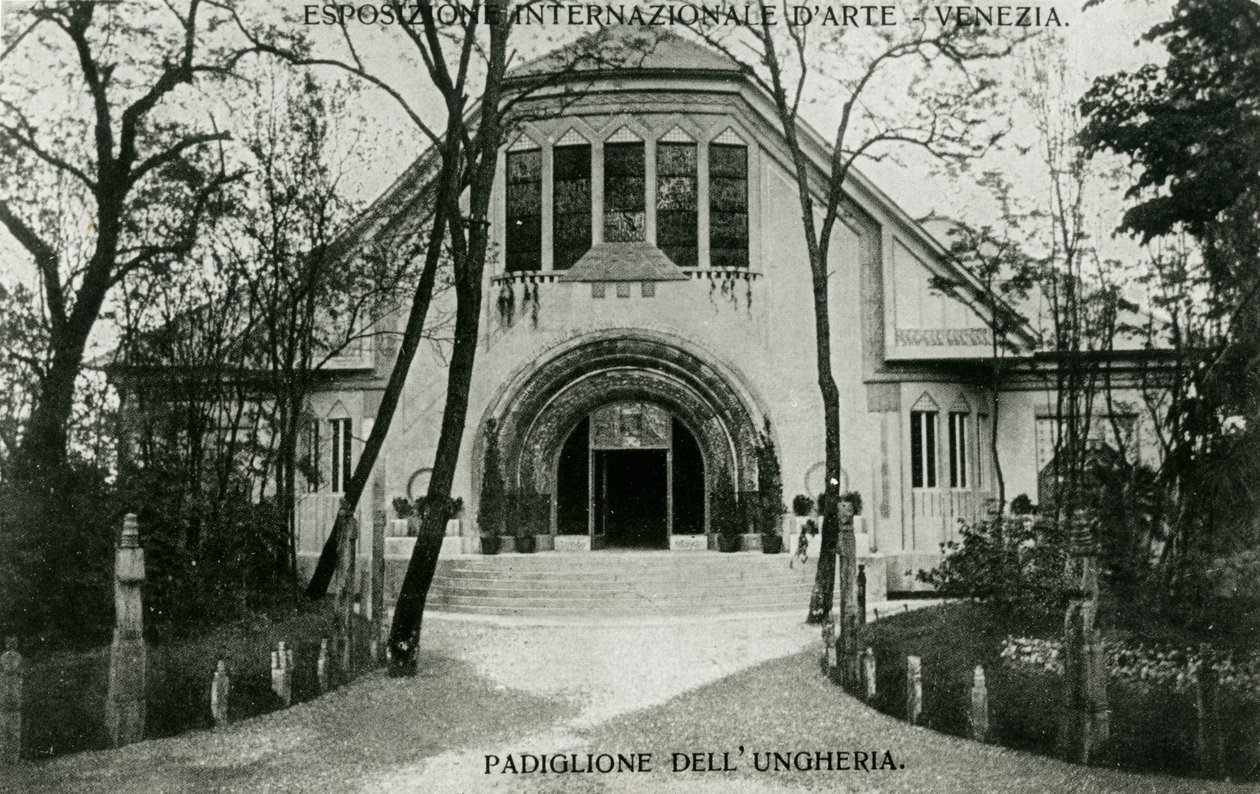 The Hungarian Pavilion at the International Exposition of Art, Venice by Italian Photographer