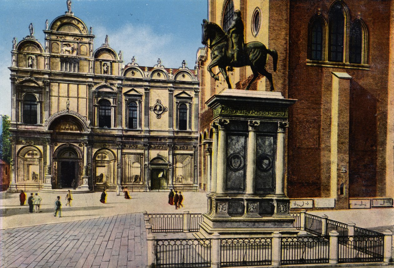 Venice: Monument to Bartolomeo Colleoni by Italian Photographer