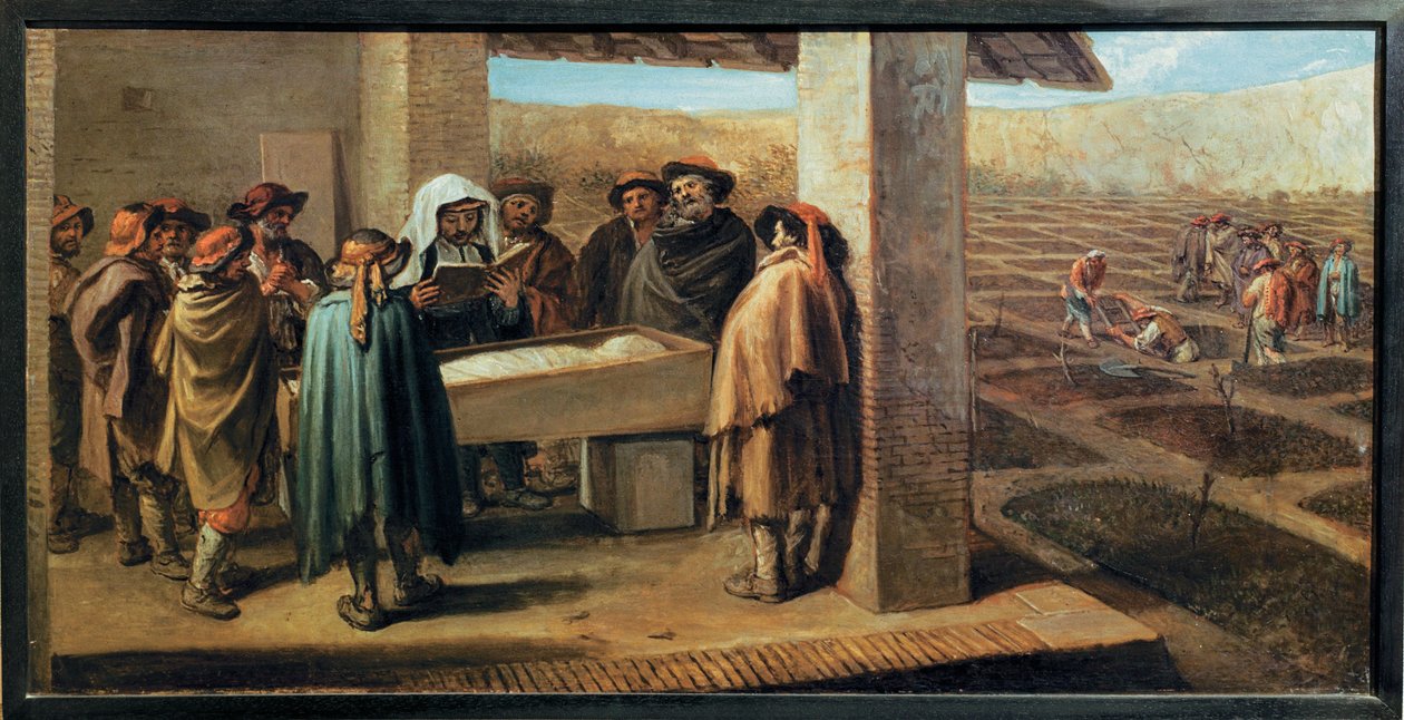 A Jewish Funeral by Italian School