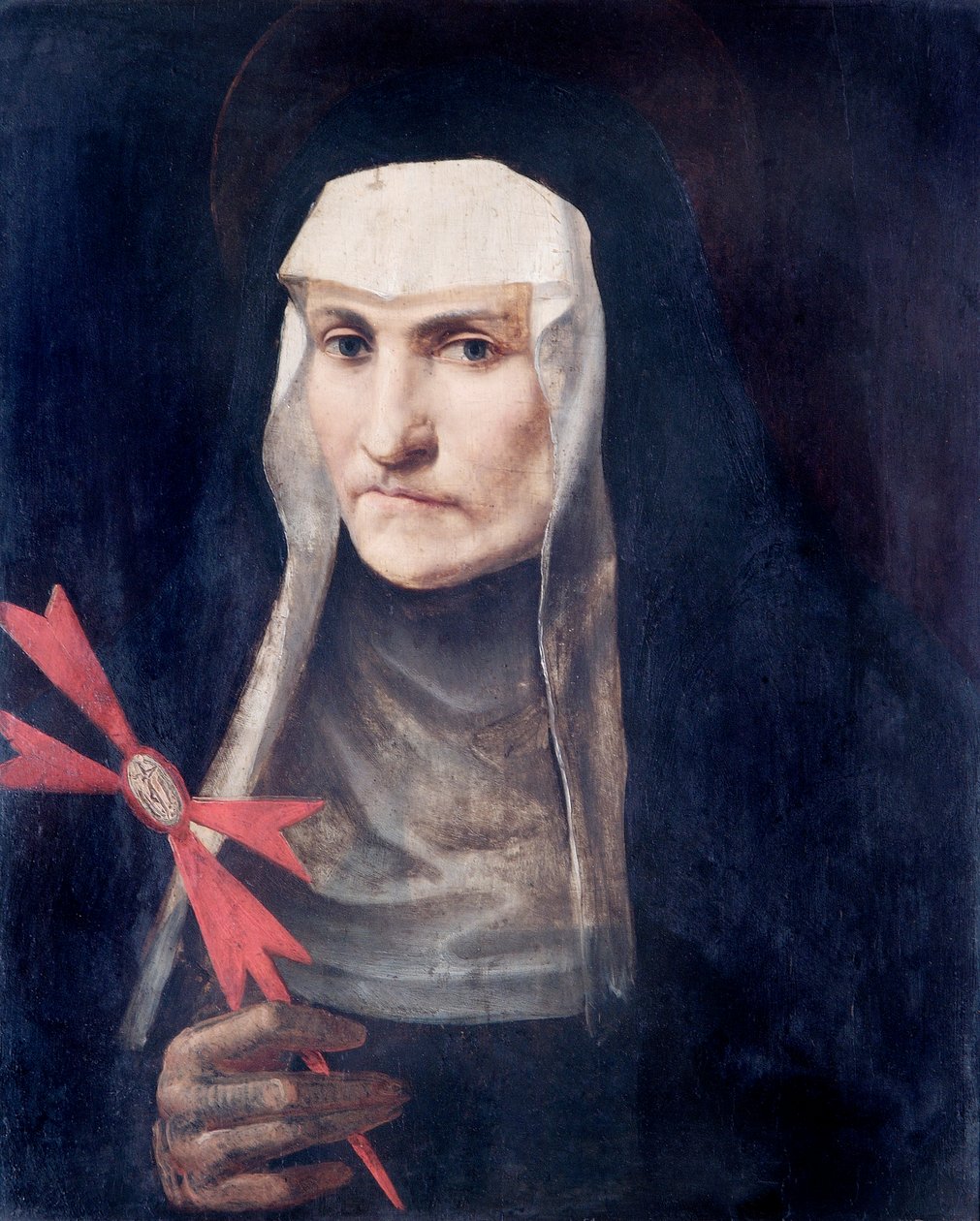 A Sainted Nun, c.1600 by Italian School