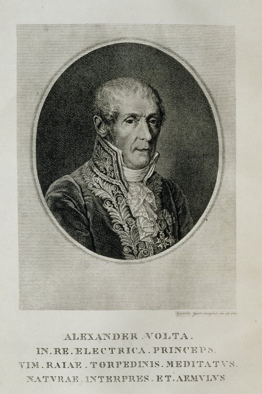 Alessandro Giuseppe Antonio Anastasio Volta, from L