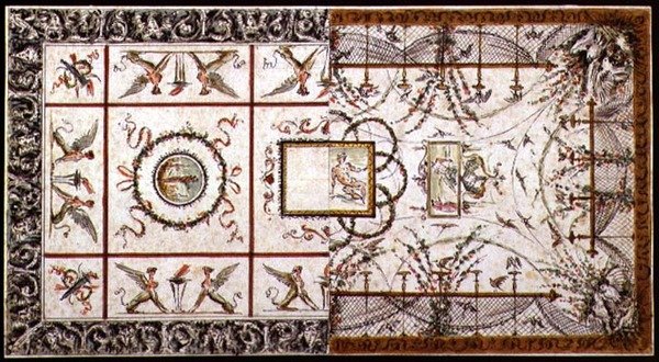 Alternate Designs for a Neo-Classical Ceiling by Italian School