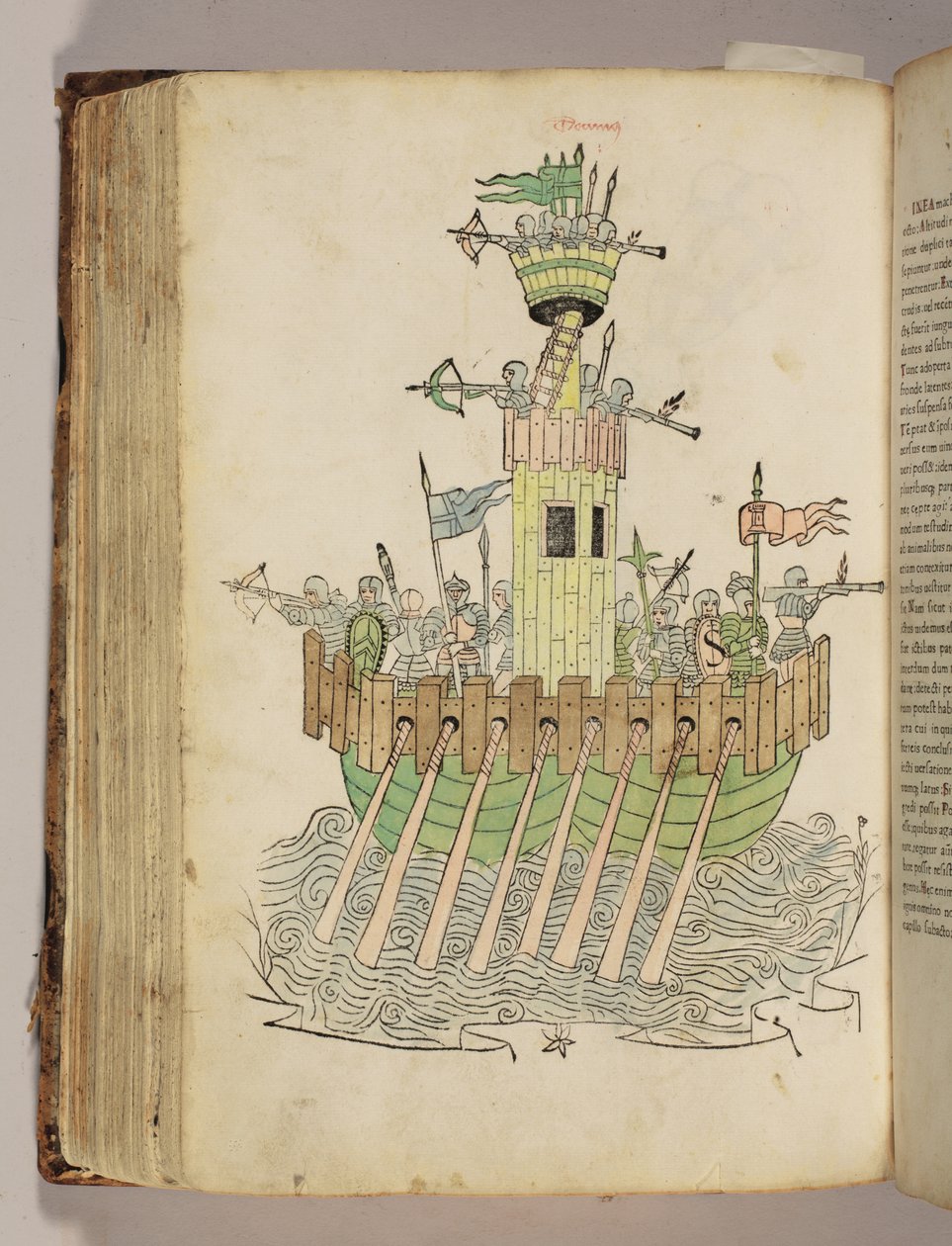 An Illustration from De re militari (On the Military Arts) by Robertus Valturius (1413-1484) by Italian School