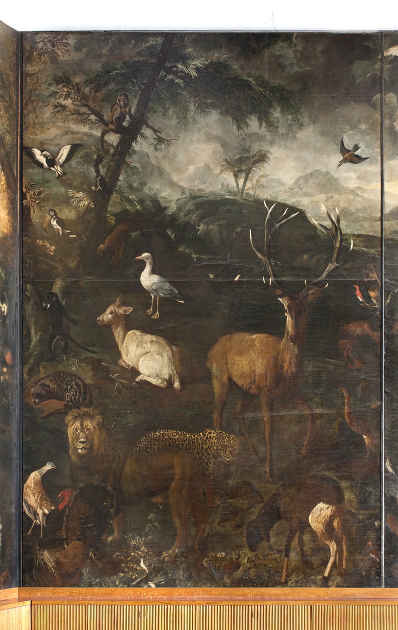 Animals, Myth of Orpheus (detail) by Italian School