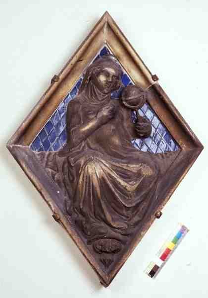 Astronomy, relief tile from the Campanile by Italian School