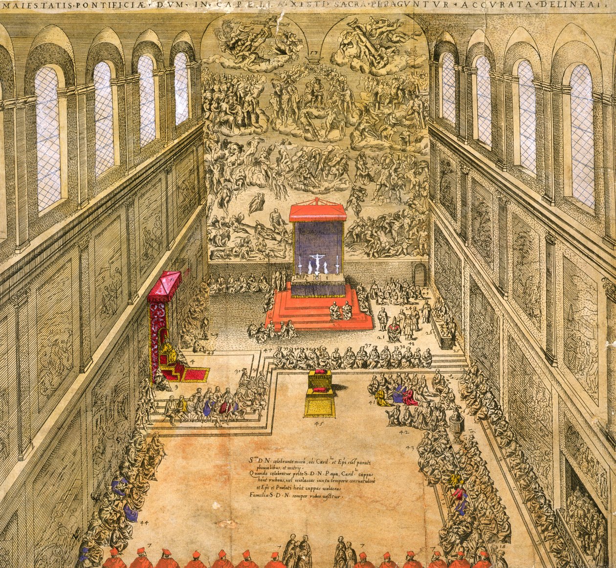 Audience Chapel at the Vatican by Italian School