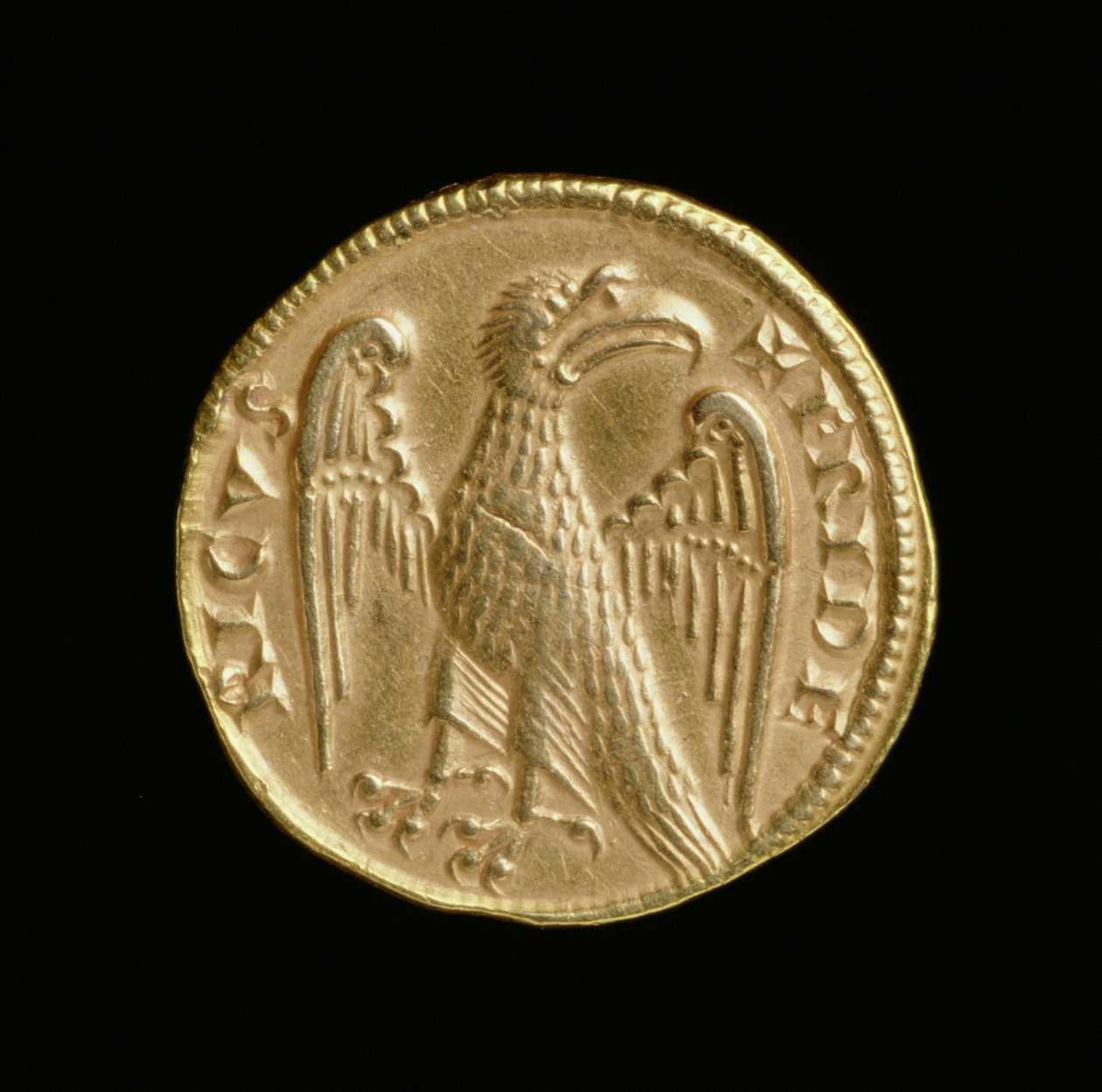 Augustalis of Frederick II (1198-1250), Kingdom of Sicily and Southern Italy, Messina Mint, 1231-50 (reverse) by Italian School