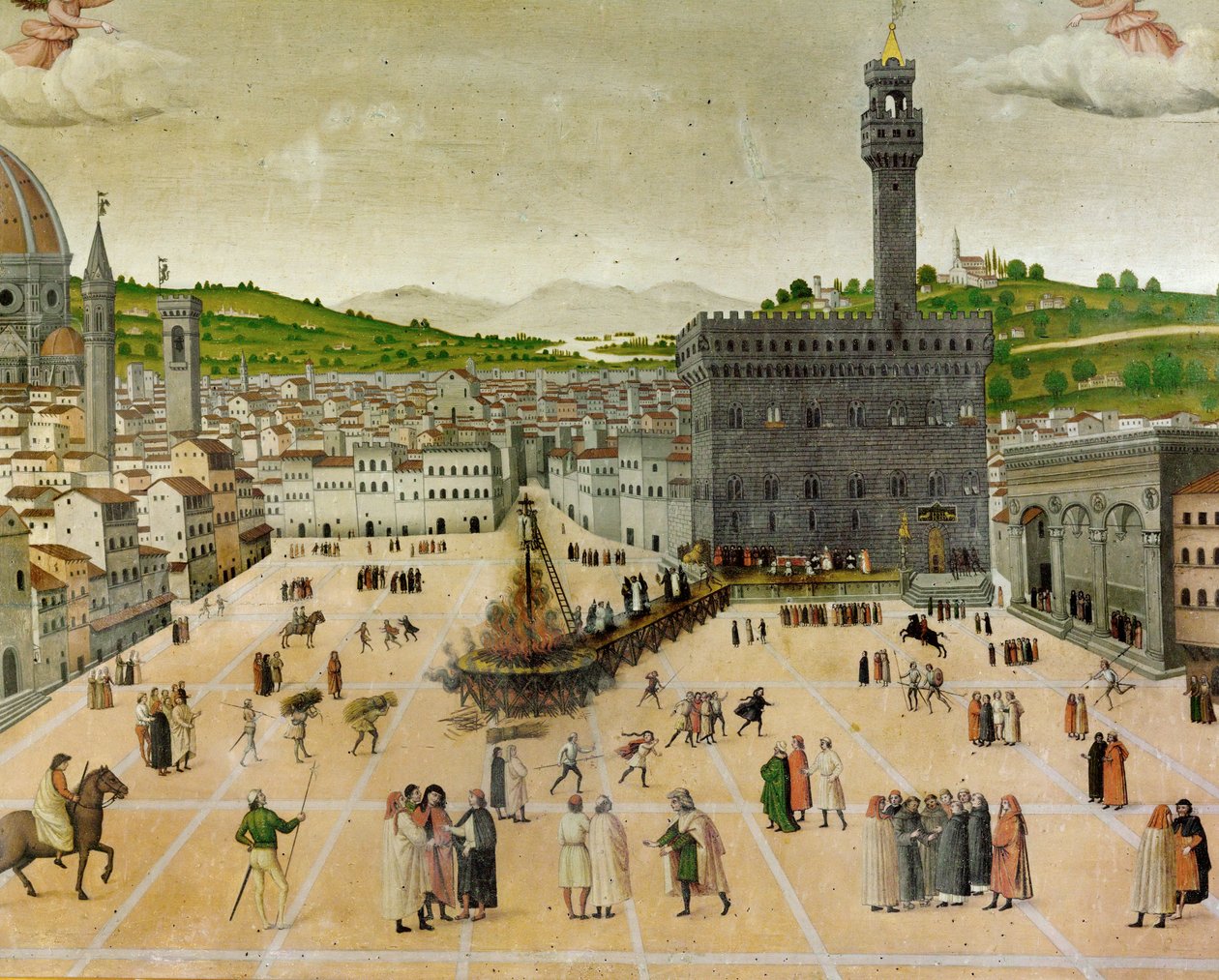 Autodafe of Girolamo Savonarola by Italian School