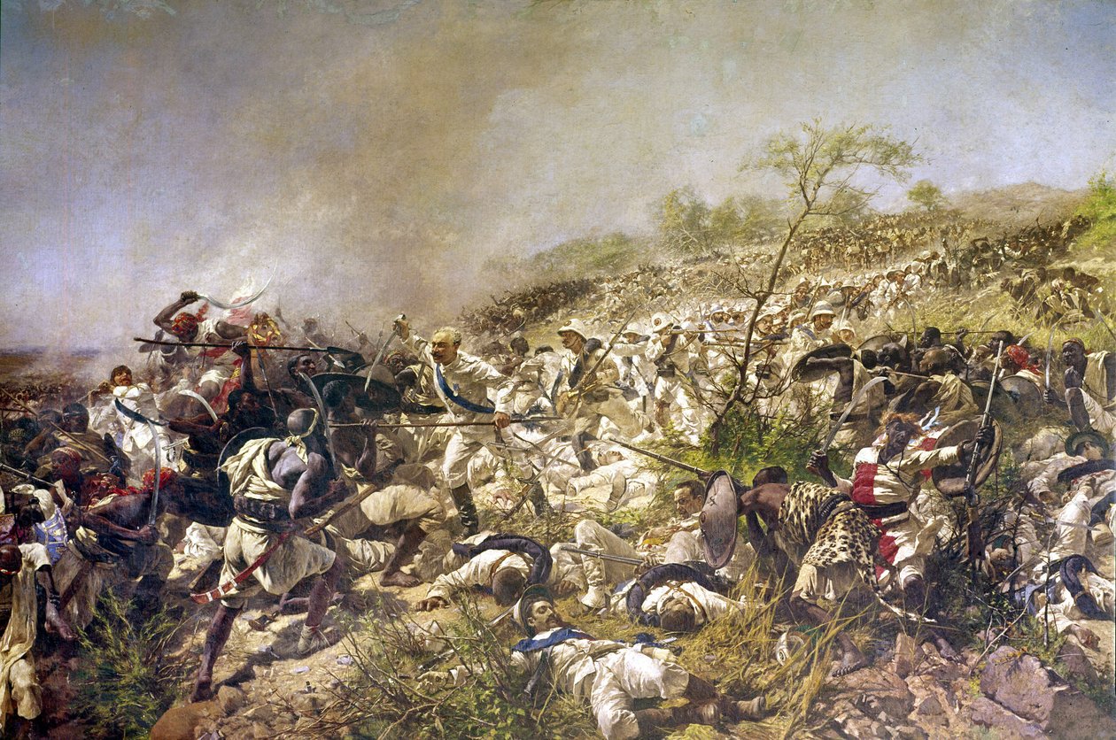 Battle of Dogali: Italy in Eritrea in February 1887 by Italian School