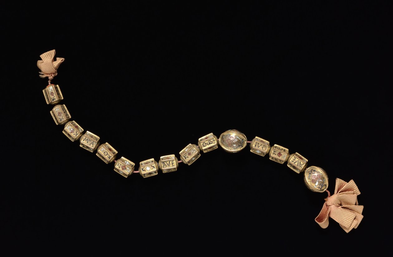Beads from a Rosary by Italian School