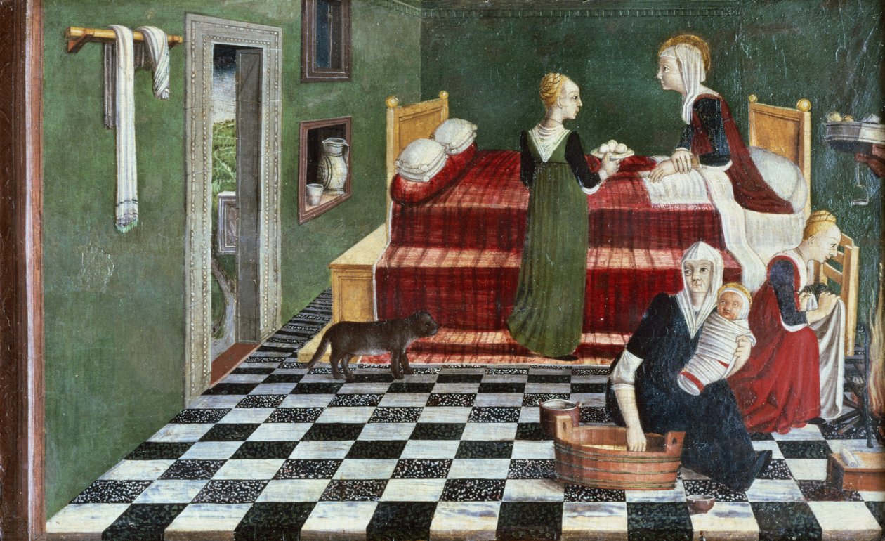 Birth of the Virgin by Italian School