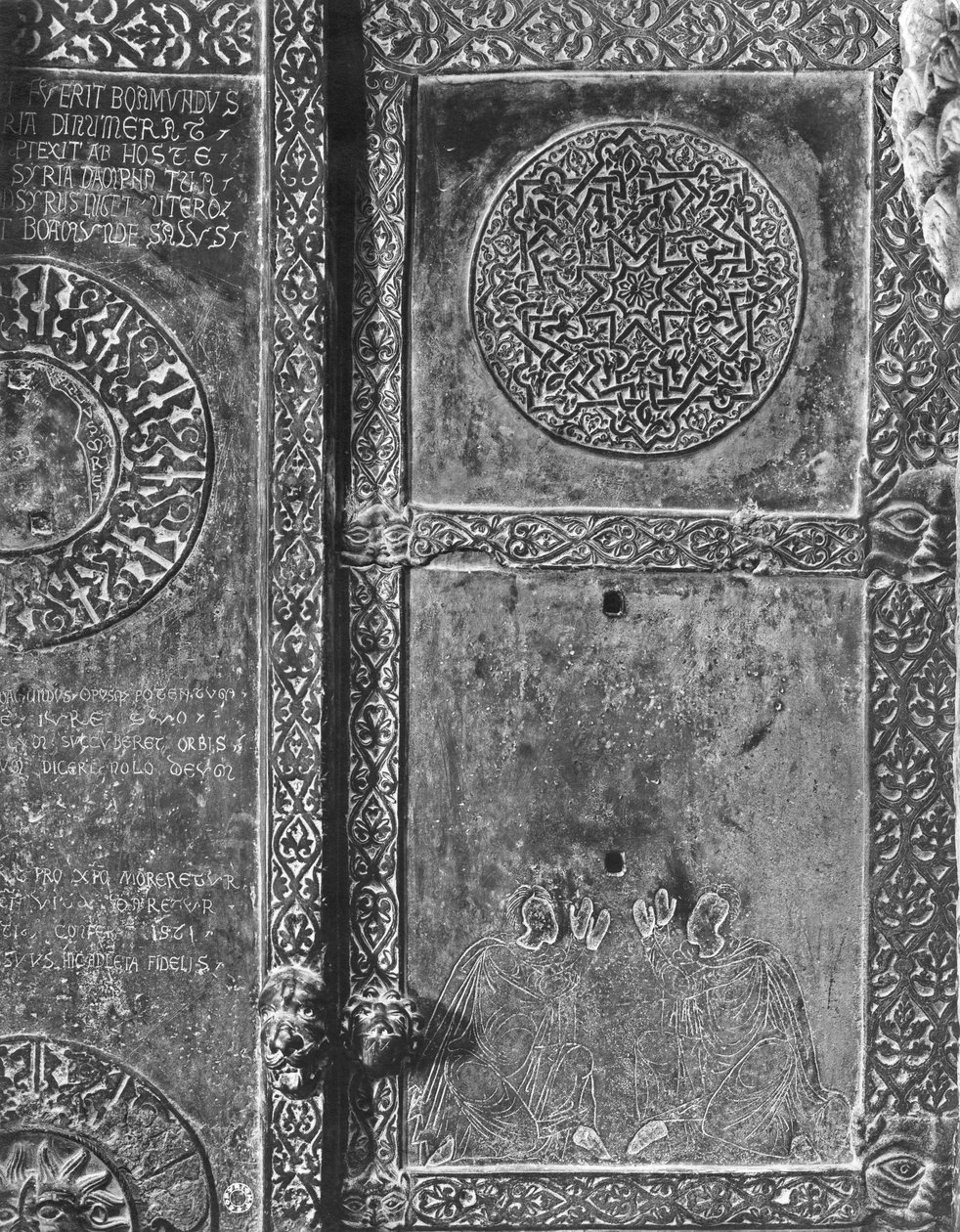 Bronze door, Mausoleum of Bohemund I of Hauteville (detail) by Italian School