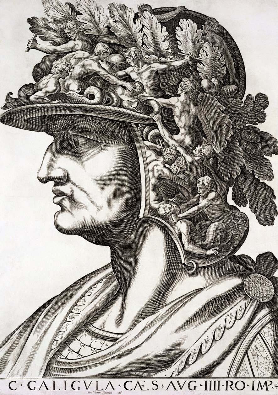 Caligula Caesar (12-41 AD), 1596 by Italian School