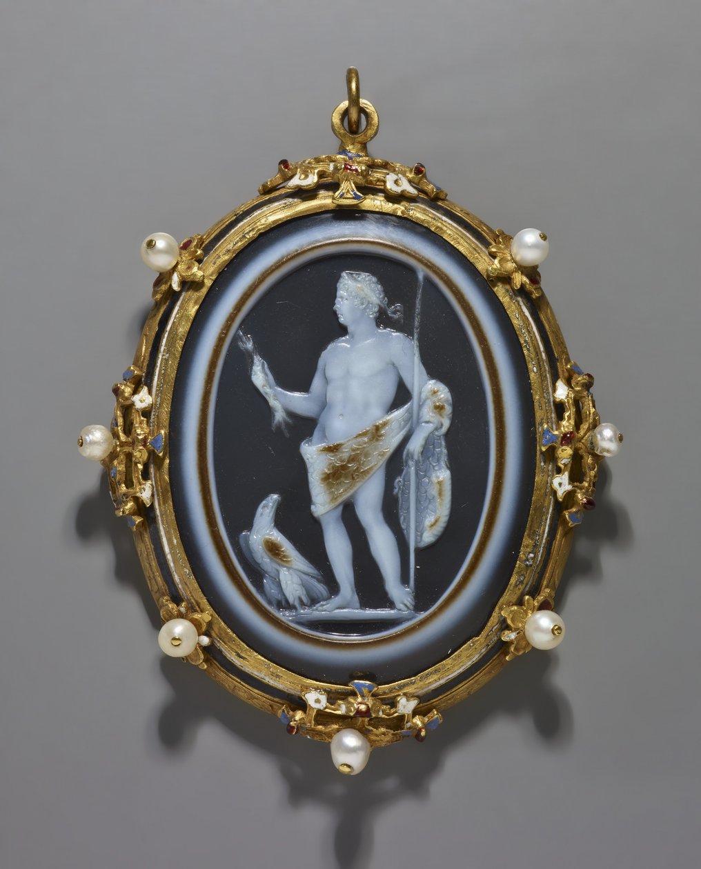 Cameo Portraying a Roman Emperor as Jupiter by Italian School