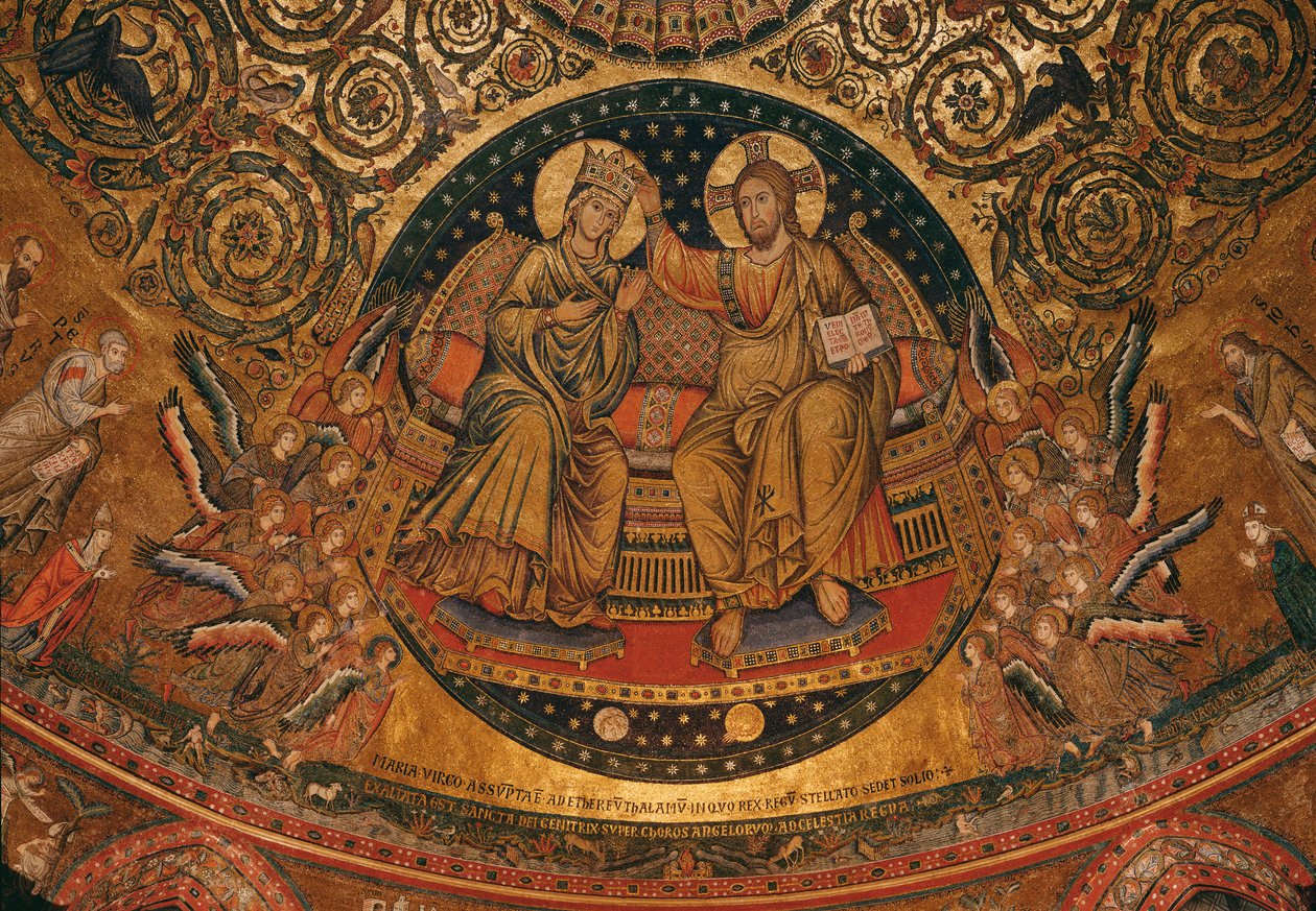 Coronation of the Virgin, 1296 by Italian School